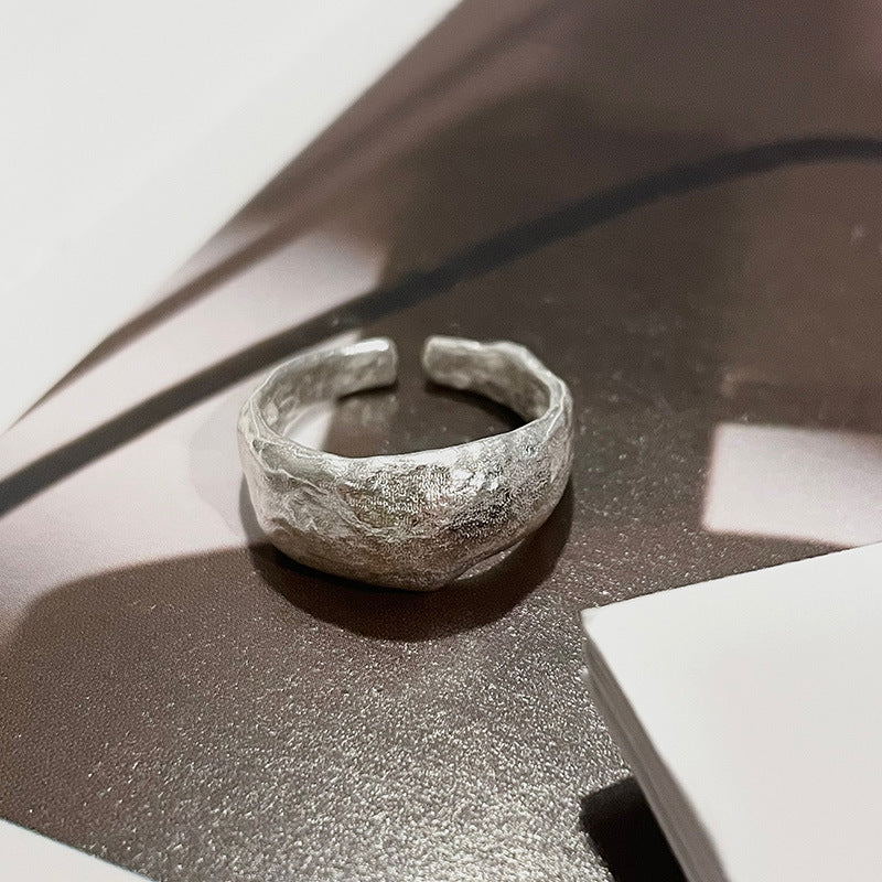 Wholesale Sterling silver hammered handmade men's and women's rings